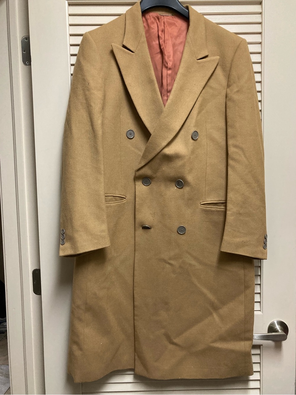 Sidi 40 R Tan Australian Wool Mens Coat